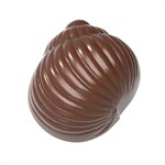 CHOC. MOULD SMALL SNAIL'S SHELL 27.5X13.5X2.4CM