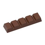CHOC. MOULD SMALL BAR 27.5X13.5X2.4CM