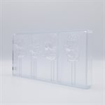 POLYCARBONATE MOLD LOLLIPOP WILDERNESS ANIMALS