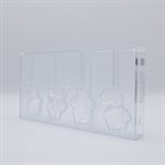 POLYCARBONATE MOLD LOLLIPOP WILDERNESS ANIMALS