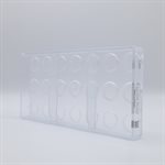 CHOCOLATE MOULD COCOA BEAN FACET
