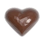POLYCARBONATE MOLD HEART FACET