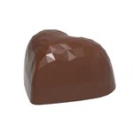 POLYCARBONATE MOLD HEART FACET