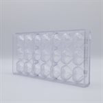 POLYCARBONATE MOLD HEART FACET
