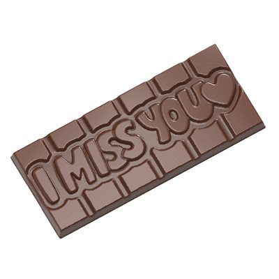 CHOCOLATE MOULD TABLET I MISS YOU