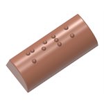 POLYCARBONATE MOLD BRAILLE PRALINE "MILK"