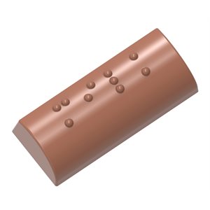 POLYCARBONATE MOLD BRAILLE PRALINE "MILK"