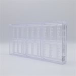 POLYCARBONATE MOLD BRAILLE PRALINE "MILK"