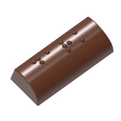 POLYCARBONATE MOLD BRAILLE PRALINE "DARK"