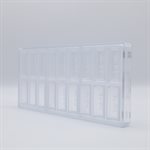 POLYCARBONATE MOLD BRAILLE PRALINE "DARK"