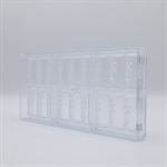 POLYCARBONATE MOLD BRAILLE PRALINE "DARK"