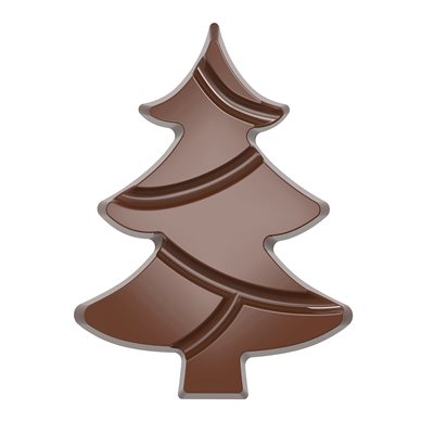 CHOCOLATE MOULD TABLET CHRISTMAS TREE