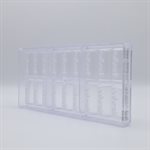 POLYCARBONATE MOLD BRAILLE PRALINE "WHITE"