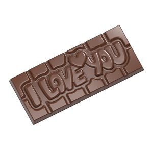 CHOCOLATE MOULD TABLET I LOVE YOU