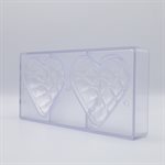 POLYCARBONATE MOLD BONBONNIERE HEART CHESTERFIELD