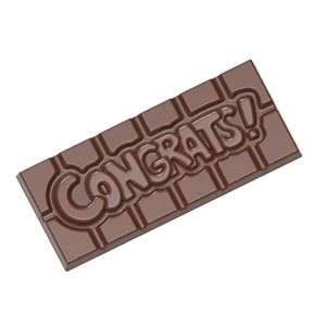 CHOCOLATE MOULD TABLET CONGRATS
