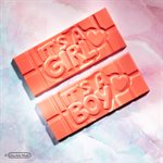 CHOCOLATE MOULD TABLET IT'S A BOY / IT'S A GIRL