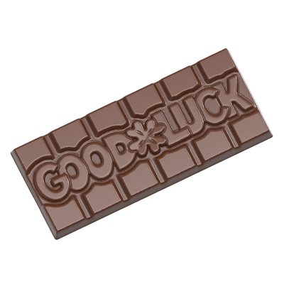 CHOCOLATE MOULD TABLET GOOD LUCK