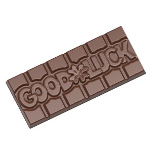 CHOCOLATE MOULD TABLET GOOD LUCK