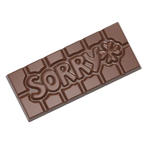 CHOCOLATE MOULD TABLET SORRY