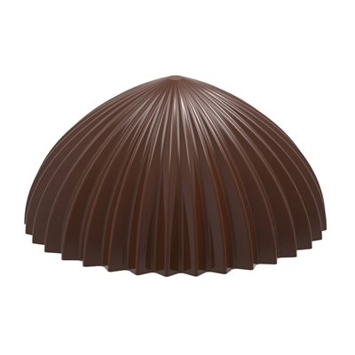 POLYCARBONATE MOLD HALF SPHERE PLEATED
