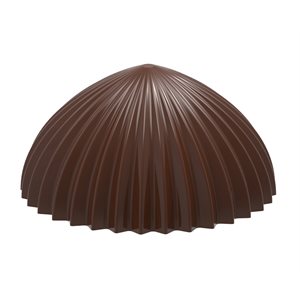 POLYCARBONATE MOLD HALF SPHERE PLEATED