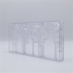 POLYCARBONATE MOLD LOLLIPOP TROPICAL BIRDS