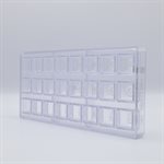 POLYCARBONATE MOLD SQUARE STAMP CROWN