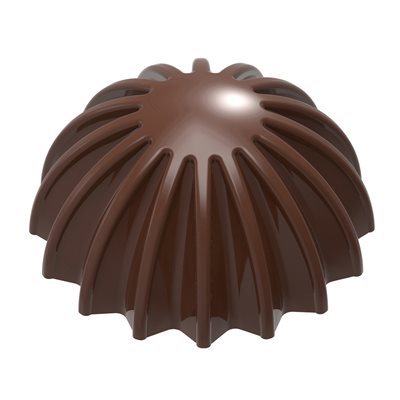 POLYCARBONATE MOLD HALF SPHERE PLEATED