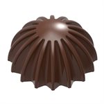 POLYCARBONATE MOLD HALF SPHERE PLEATED