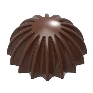 POLYCARBONATE MOLD HALF SPHERE PLEATED