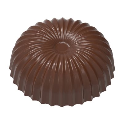 POLYCARBONATE MOLD SPHERE PLEATED & FLATTEND