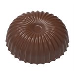 POLYCARBONATE MOLD SPHERE PLEATED & FLATTEND