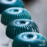 POLYCARBONATE MOLD SPHERE PLEATED & FLATTEND