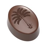 POLYCARBONATE MOLD PRALINE PALM TREE