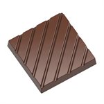 CHOCOLATE MOULD CARAQUE WITH LINES