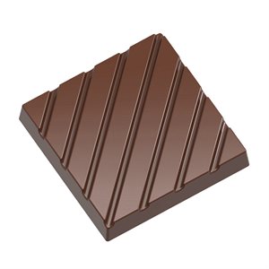 CHOCOLATE MOULD CARAQUE WITH LINES