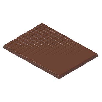CHOCOLATE MOULD CARAQUE WITH GRID