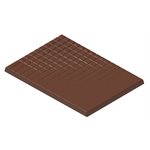 CHOCOLATE MOULD CARAQUE WITH GRID