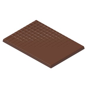 CHOCOLATE MOULD CARAQUE WITH GRID