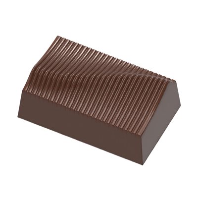 POLYCARBONATE MOLD RECTANGLE PLISSÉ