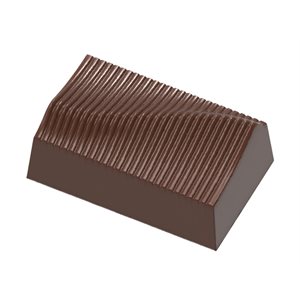 POLYCARBONATE MOLD RECTANGLE PLISSÉ