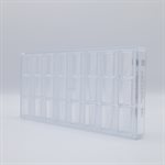 POLYCARBONATE MOLD RECTANGLE PLISSÉ