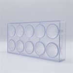 POLYCARBONATE MOLD MELO CAKE PLISSÉ