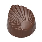 CHOCOLATE MOULD LEAF PLEATED