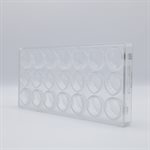 CHOCOLATE MOULD LEAF PLEATED