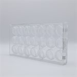 CHOCOLATE MOULD LEAF PLEATED