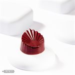 CHOCOLATE MOULD LEAF PLEATED