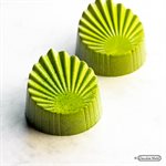 CHOCOLATE MOULD LEAF PLEATED