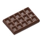 CHOCOLATE MOULD BRUSSELS WAFFLE SMALL